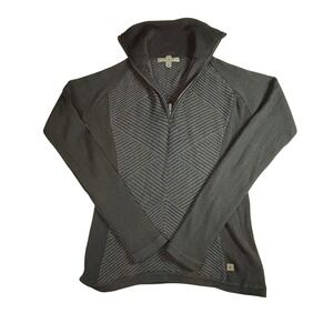 Smartwool 100% Merino Wool 1/2 Zip Sweater Pullover Women's Medium Gray